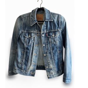 Levi's Faded Blue Denim Jacket XS